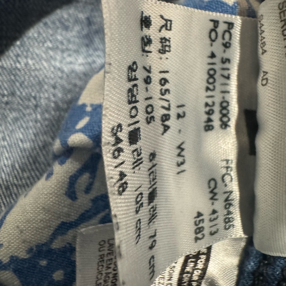 Blue Straight Jeans with Classic Denim Texture - Picture 6 of 8